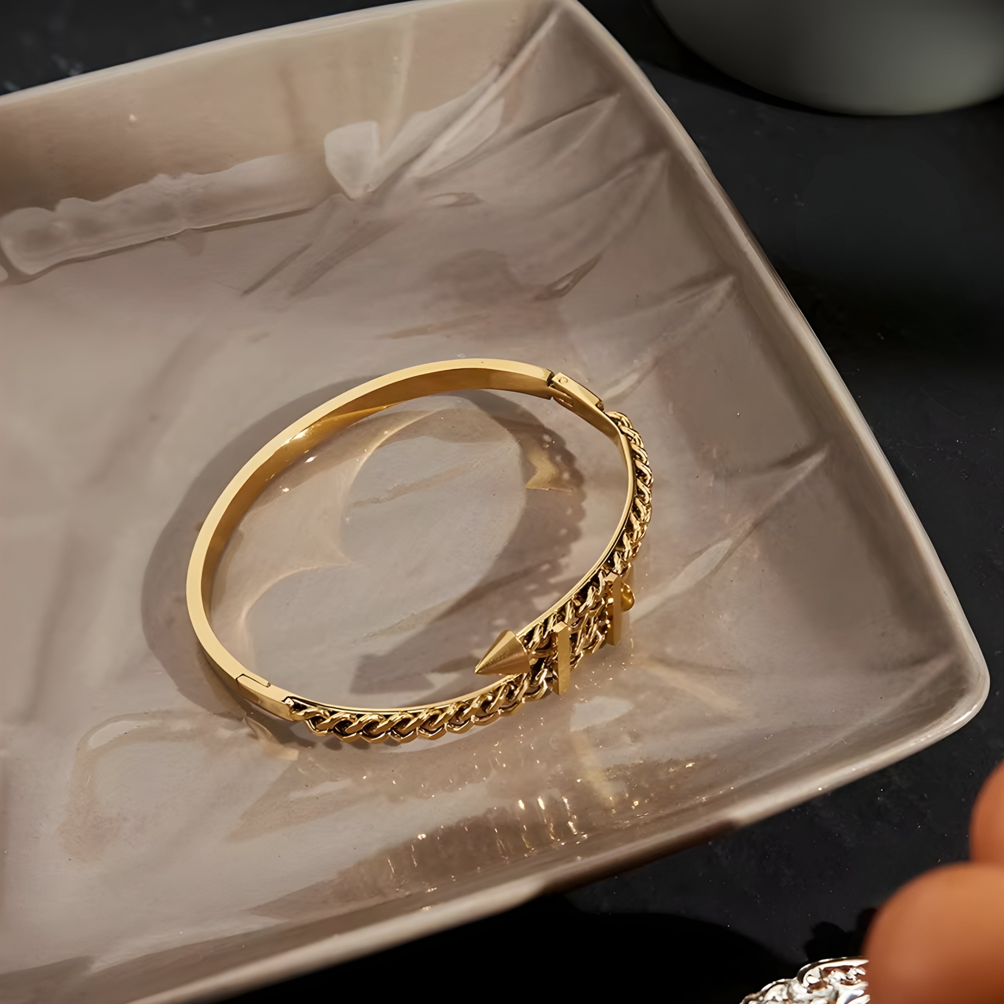 Rebel Chain Spike Bracelet