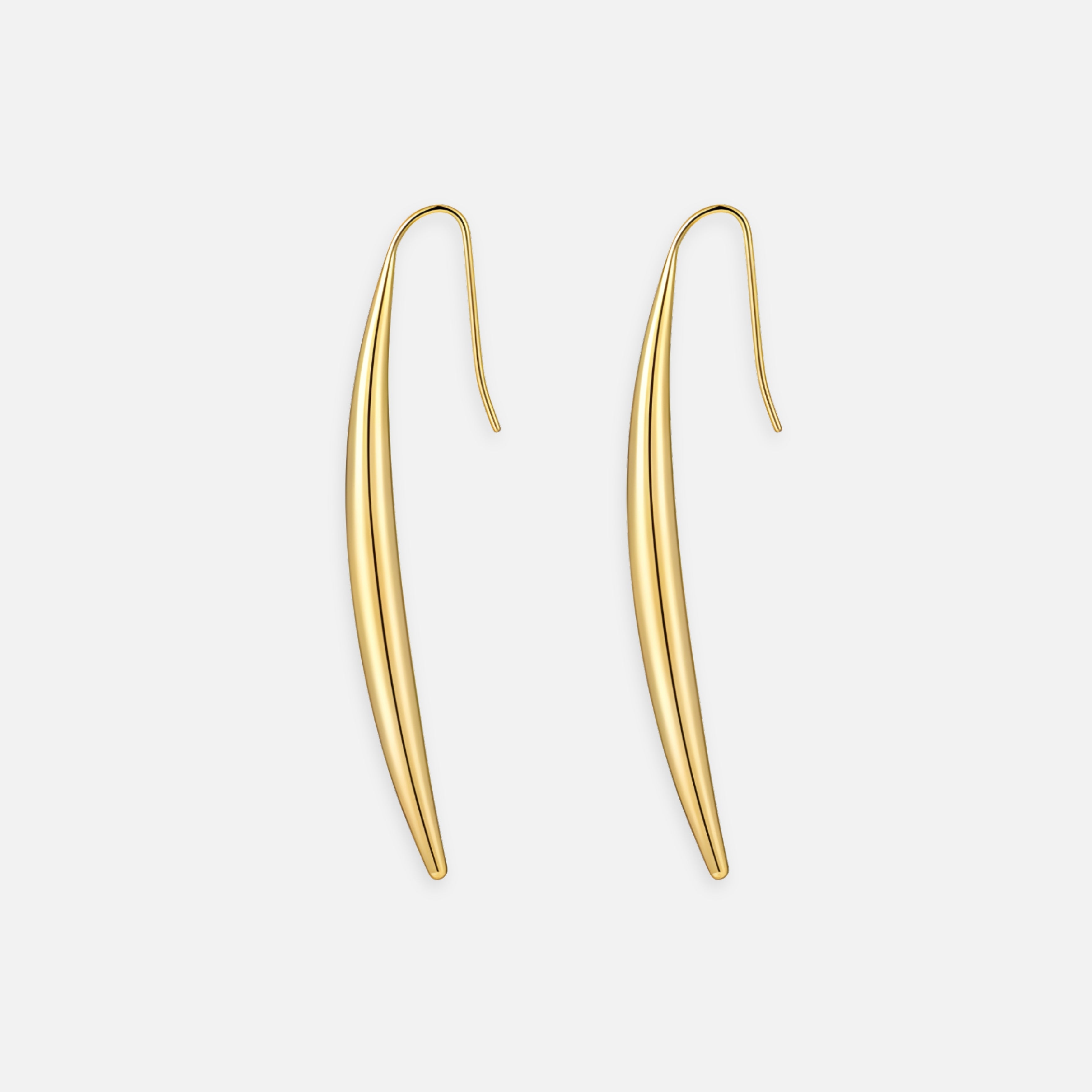 Boucles d'oreilles en forme de goutte d'eau de pluie