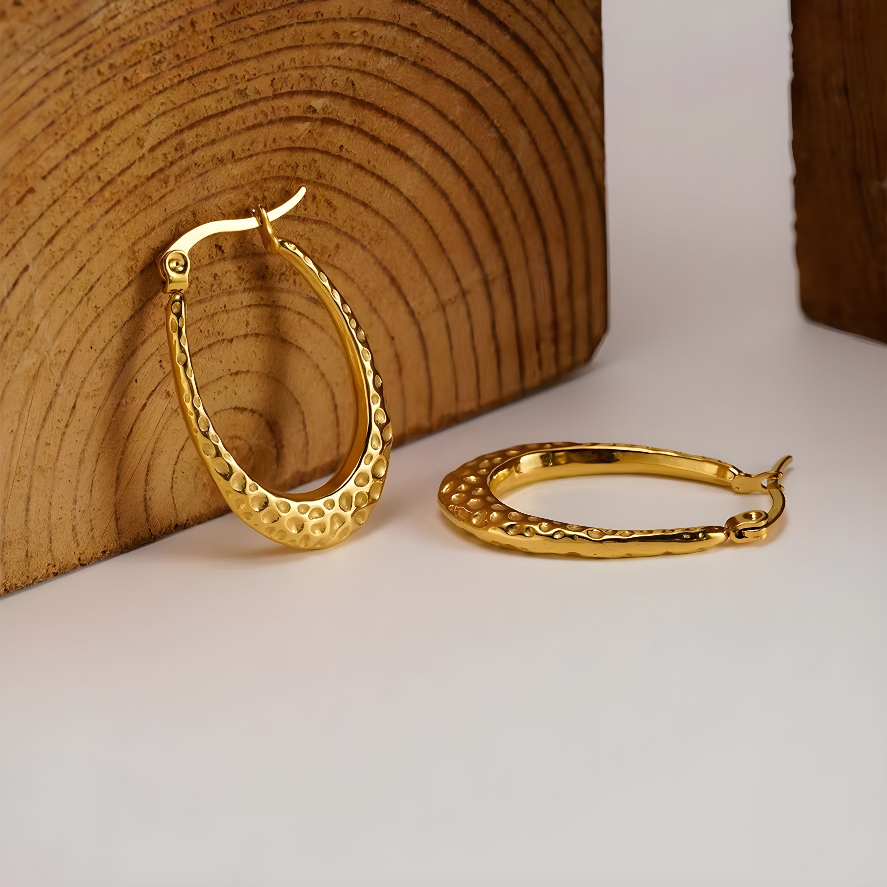Hammered Hoops