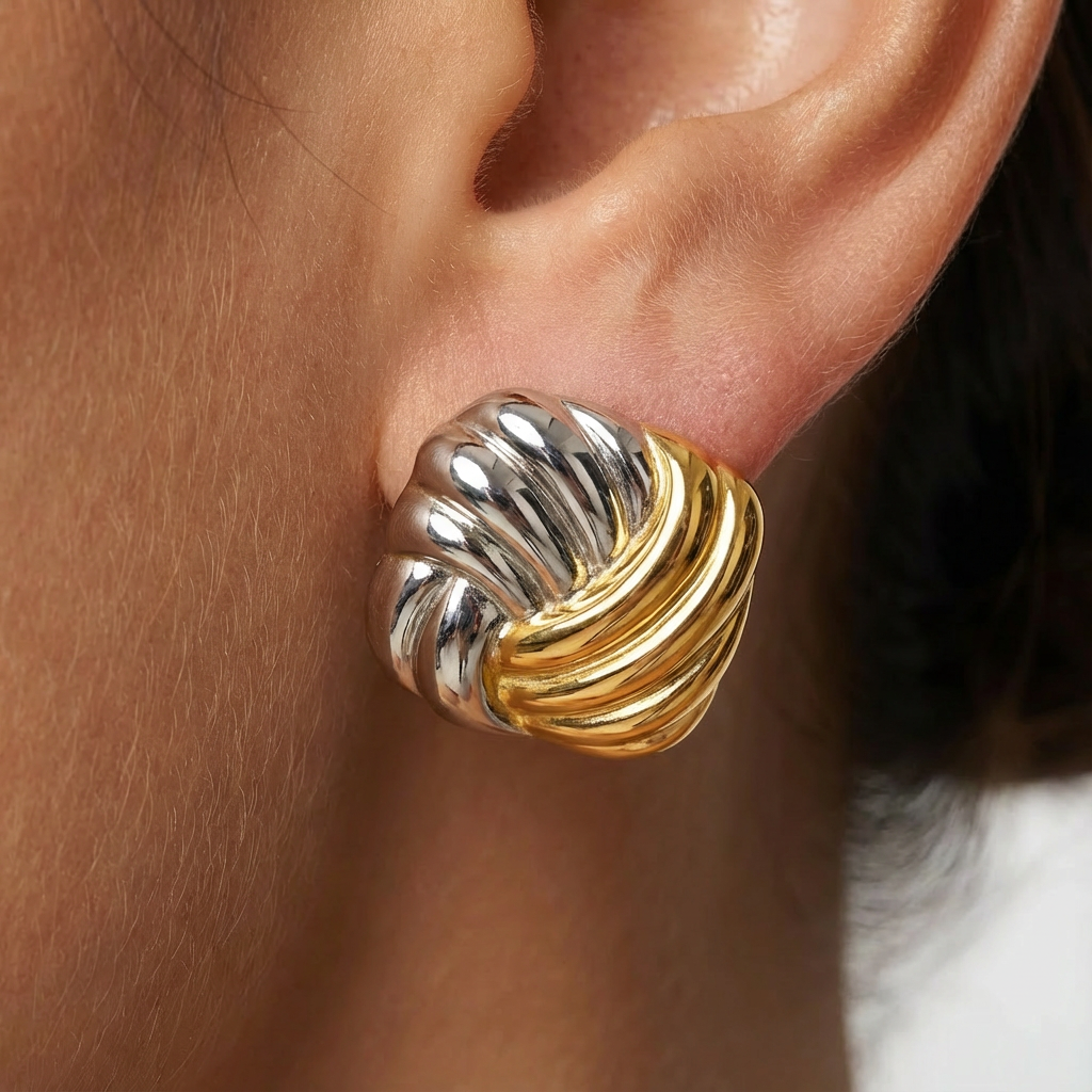 Nerva Twisted Knot Earrings