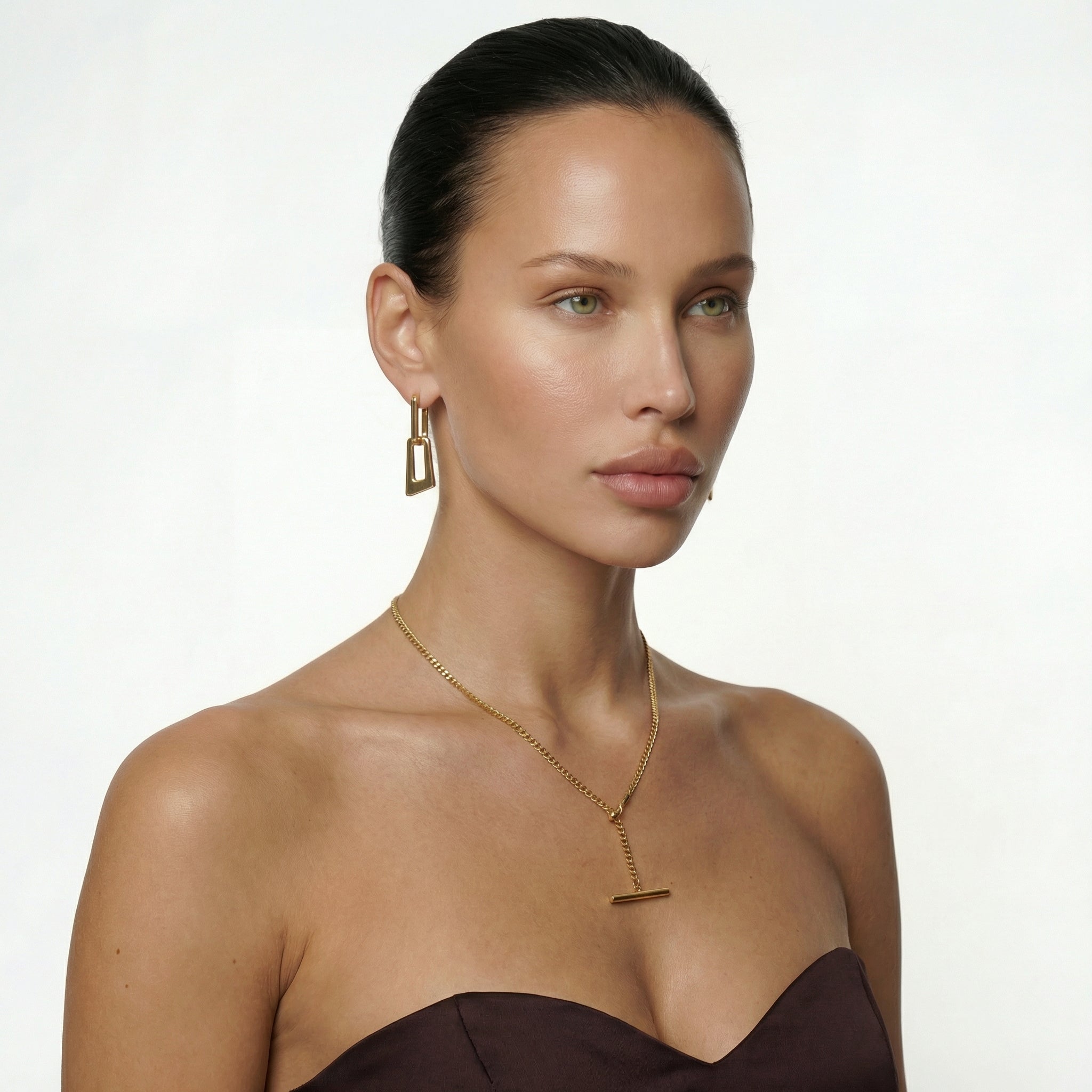 Forge Dragon T-Bar Necklace