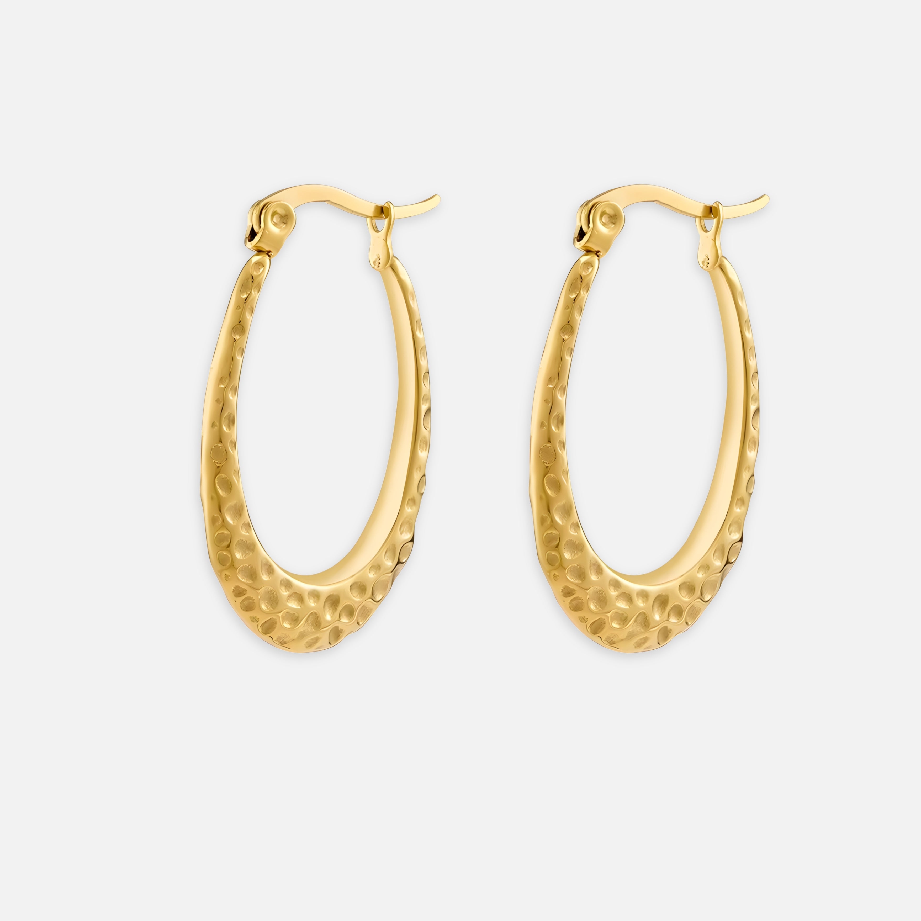 Hammered Hoops