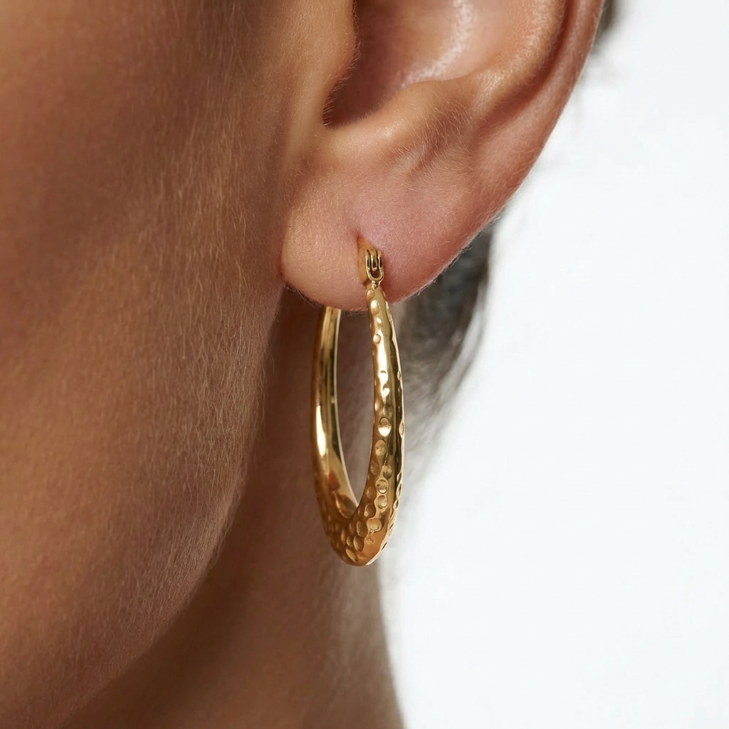 Hammered Hoops