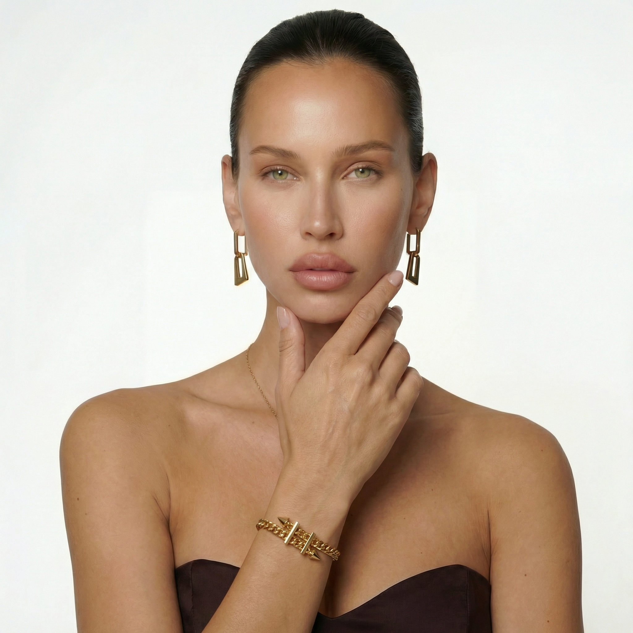 Rebel Chain Spike Bracelet